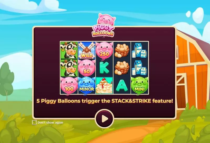 Info and Rules - Piggy Balloons Apparat Gaming Slots Game