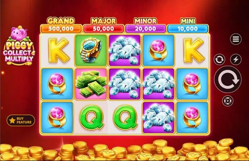 Main Screen Reels - Piggy Collect & Multiply Apparat Gaming Slots Game