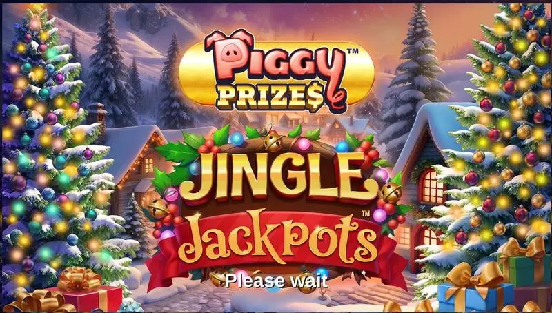 Introduction Screen - Piggy Prizes - Jingle Jackpots Greentube Slots Game