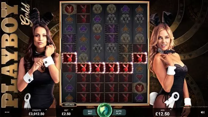 Main Screen Reels - Playboy Gold Microgaming Slots Game