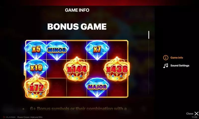 Casino Lobby - Power Crown Hold And Win Playson Slots Game
