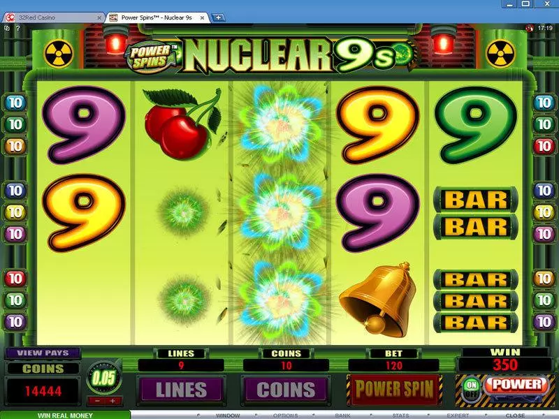 Bonus 1 - Power Spins - Nuclear 9's Microgaming Slots Game