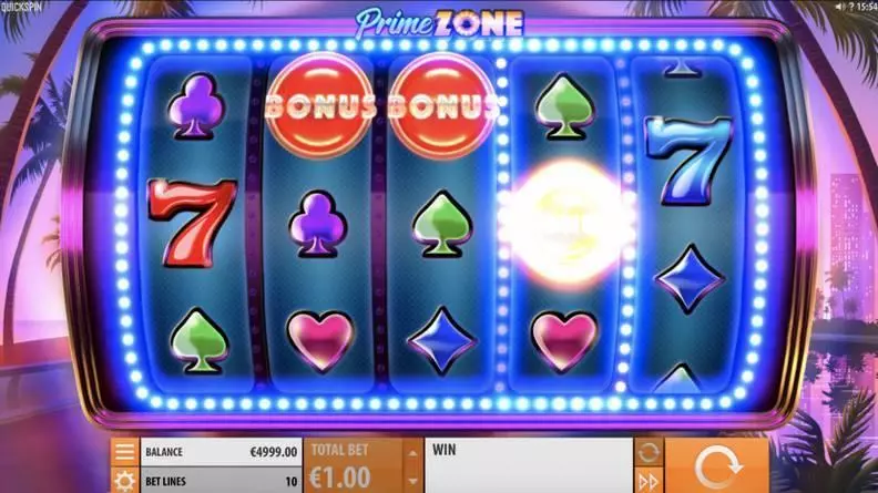 Main Screen Reels - Prime Zone Quickspin Slots Game