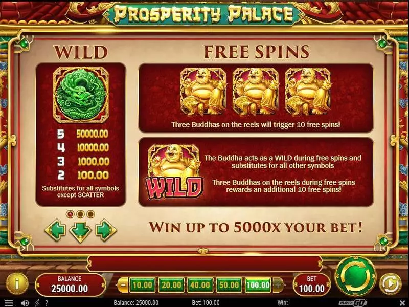 Bonus 3 - Prosperity Palace Play'n GO Slots Game
