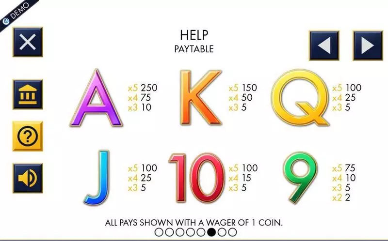 Info and Rules - Reptile Riches Genesis Slots Game