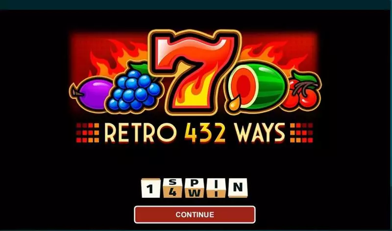 Introduction Screen - Retro 432 Ways  Slots Game