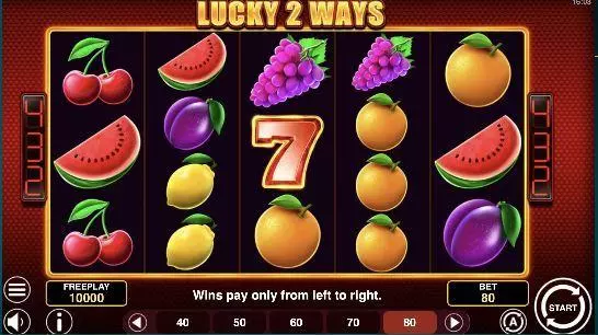 Main Screen Reels - Retro Wins 100 1Spin4Win Slots Game
