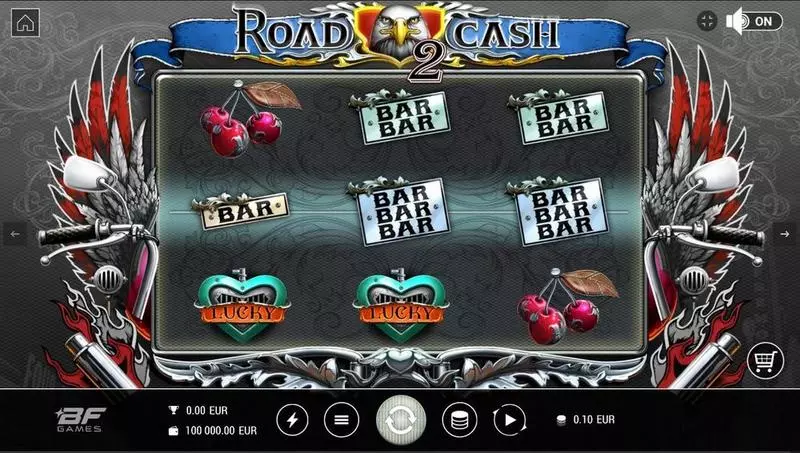 Main Screen Reels - Road 2 Cash BF Games Slots Game