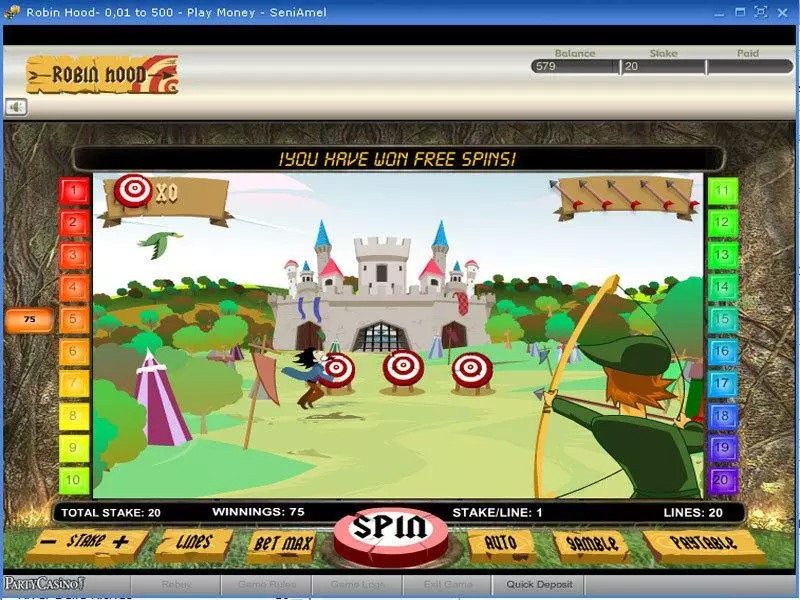 Bonus 2 - Robin Hood bwin.party Slots Game