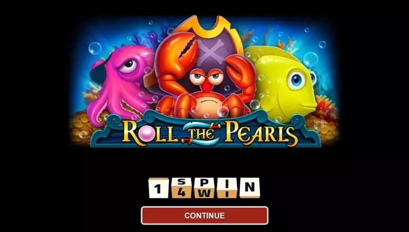 Introduction Screen - ROLL THE PEARLS HOLD AND WIN 1Spin4Win Slots Game