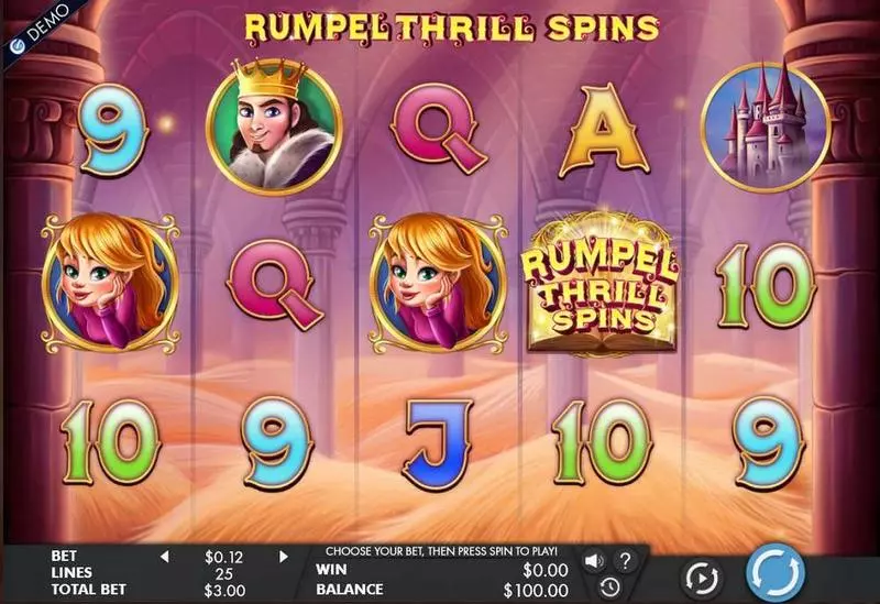 Main Screen Reels - RumpelThrillSpins Genesis Slots Game