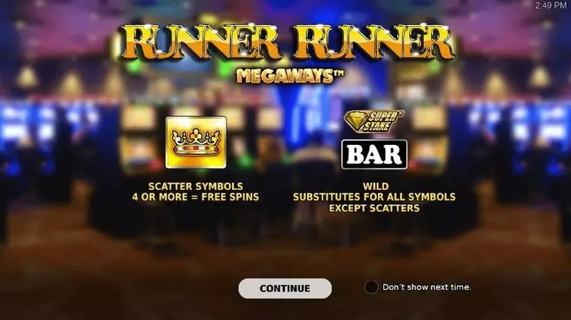 Info and Rules - Runner Runner Megaways StakeLogic Slots Game