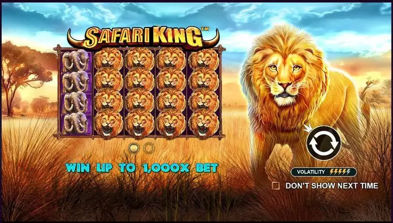 Info and Rules - Safari King Pragmatic Play Slots Game