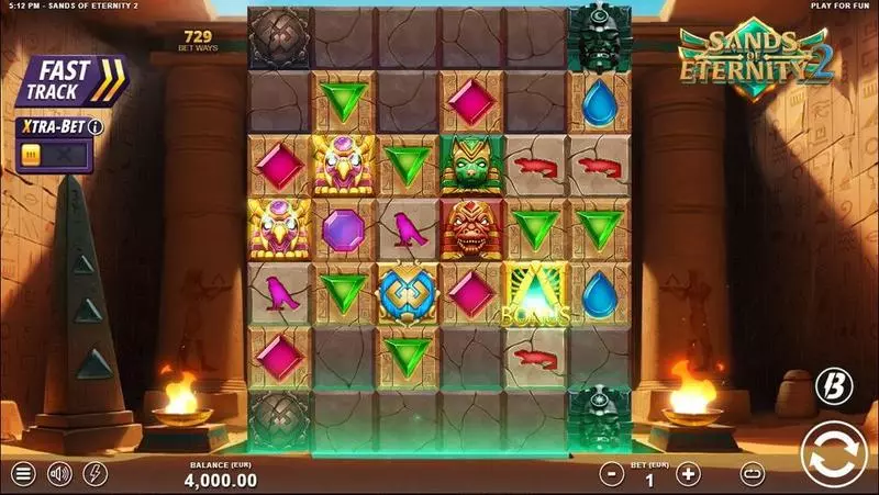 Main Screen Reels - Sands of Eternity 2 Slotmill Slots Game