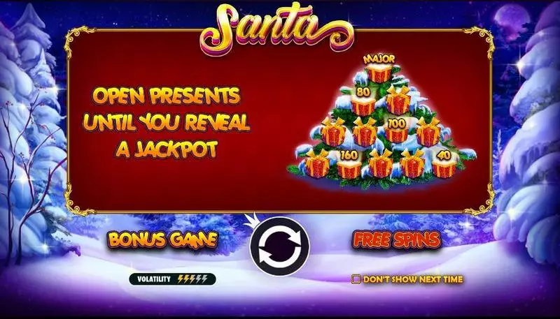 Info and Rules - Santa Pragmatic Play Slots Game