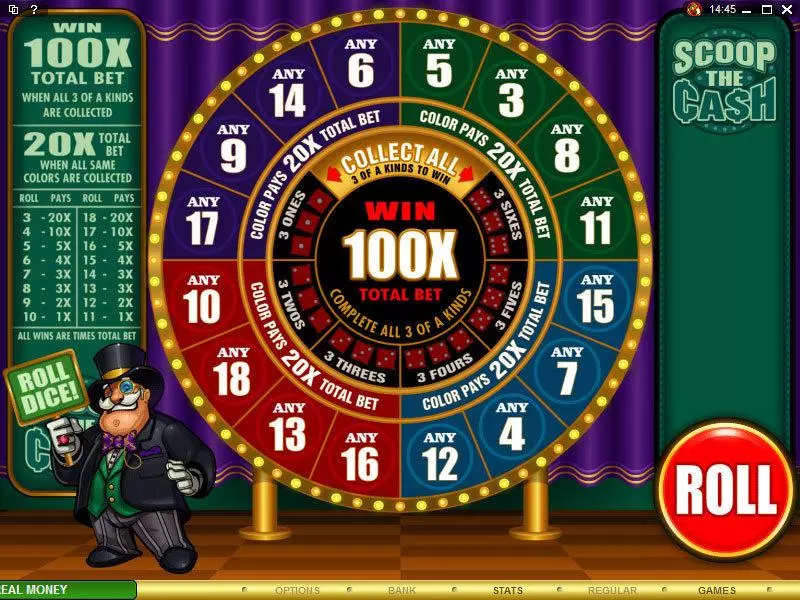 Bonus 1 - Scoop the Cash Microgaming Slots Game