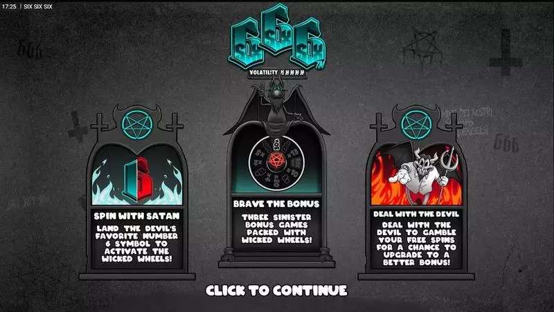 Main Screen Reels - SixSixSix Hacksaw Gaming, Slots Game