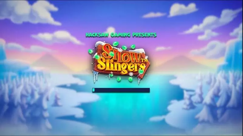 Introduction Screen - Snow Slinger Hacksaw Gaming Slots Game