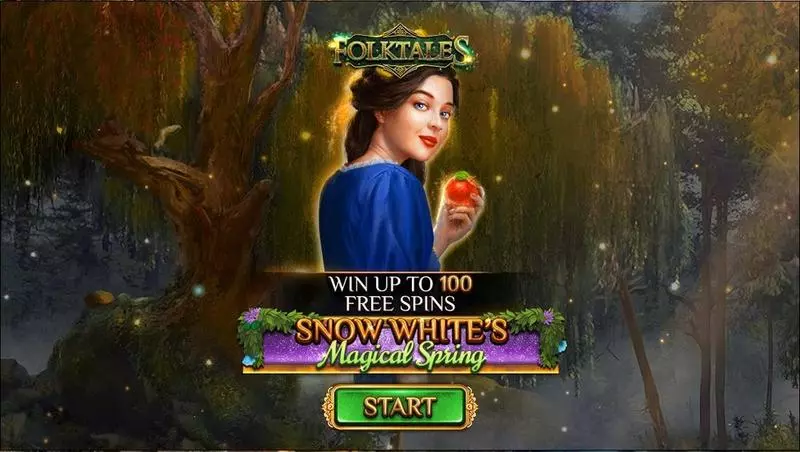 Introduction Screen - Snow White’s Magical Spring Spinomenal Slots Game
