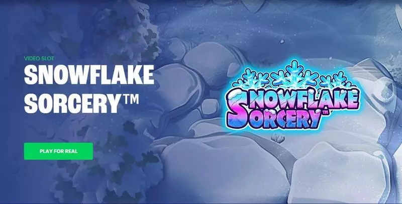 Introduction Screen - Snowflake Sorcery StakeLogic Slots Game