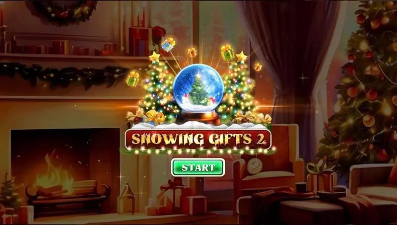 Introduction Screen - Snowing Gifts 2 Spinomenal Slots Game
