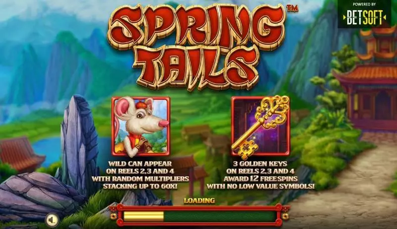 Info and Rules - Spring Tails BetSoft Slots Game