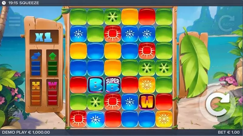 Main Screen Reels - Squeeze Elk Studios Slots Game