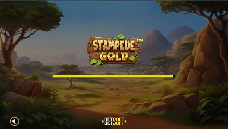 Introduction Screen - Stampede Gold BetSoft Slots Game