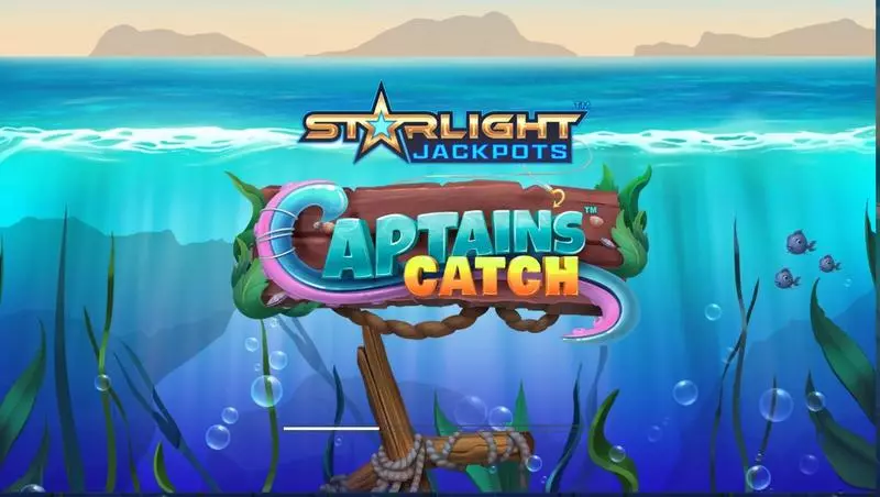 Introduction Screen - Starlight Jackpots - Captain’s Catch Greentube Slots Game