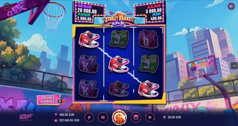 Main Screen Reels - Street Basket 3×3 BF Games Slots Game