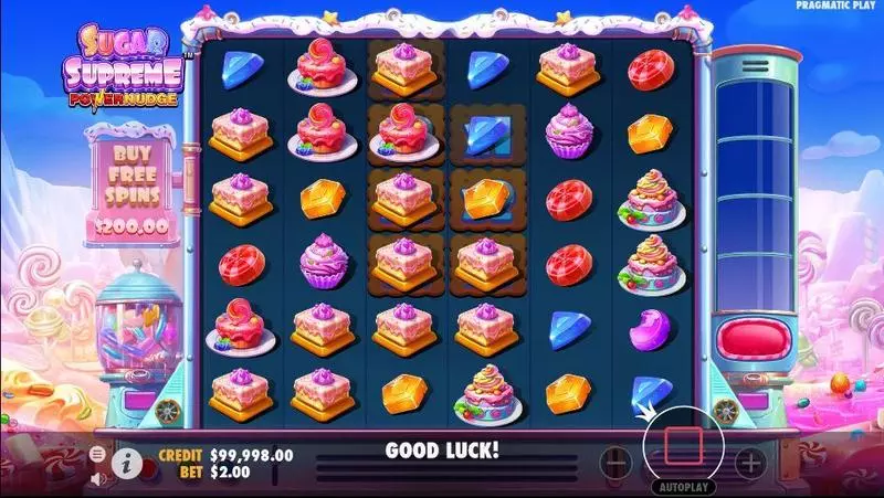 Main Screen Reels - Sugar Supreme Powernudge Pragmatic Play Slots Game