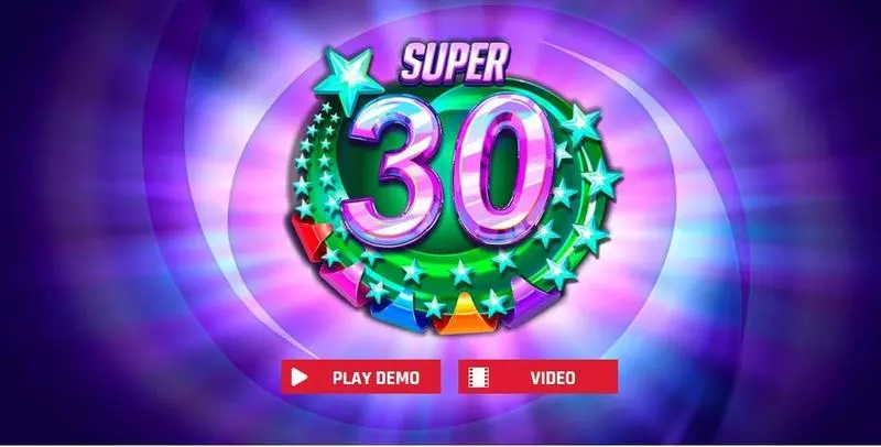 Introduction Screen - Super 30 Stars Red Rake Gaming Slots Game