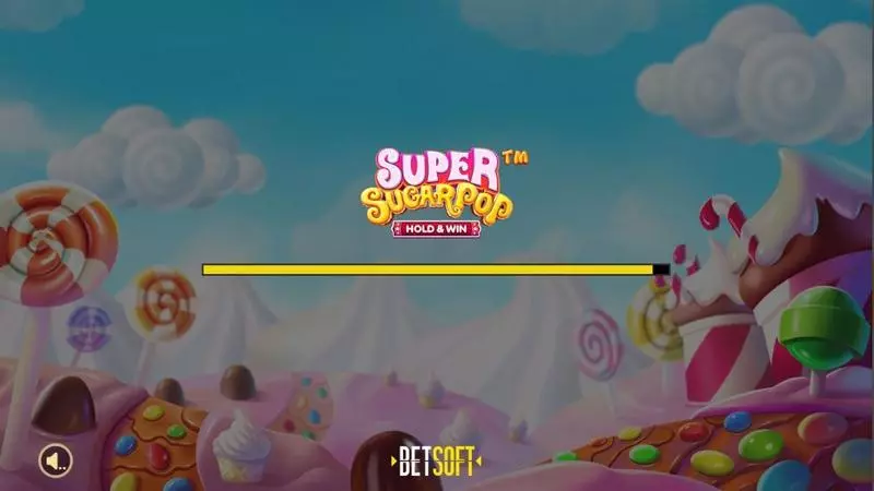 Introduction Screen - Super Sugar Pop - HOLD and WIN BetSoft Slots Game