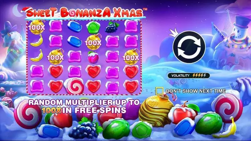 Info and Rules - Sweet Bonanza Xmas Pragmatic Play Slots Game