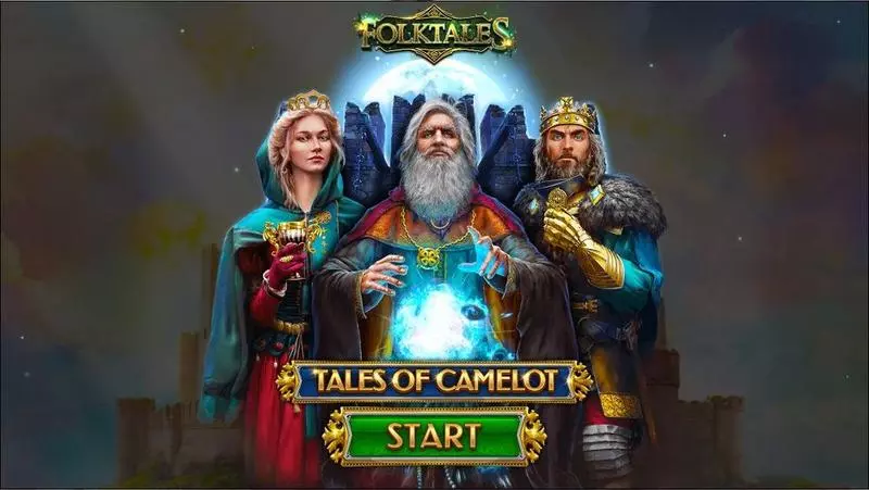 Introduction Screen - Tales of Camelot Spinomenal Slots Game