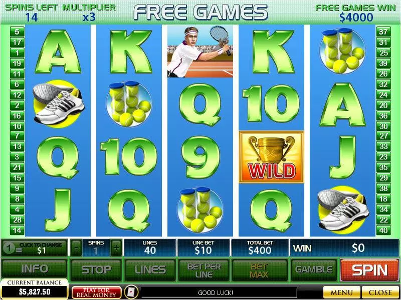 Bonus 1 - Tennis Stars PlayTech Slots Game