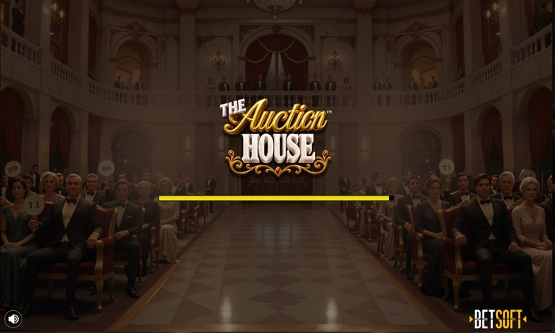 Introduction Screen - The Auction House BetSoft Slots Game