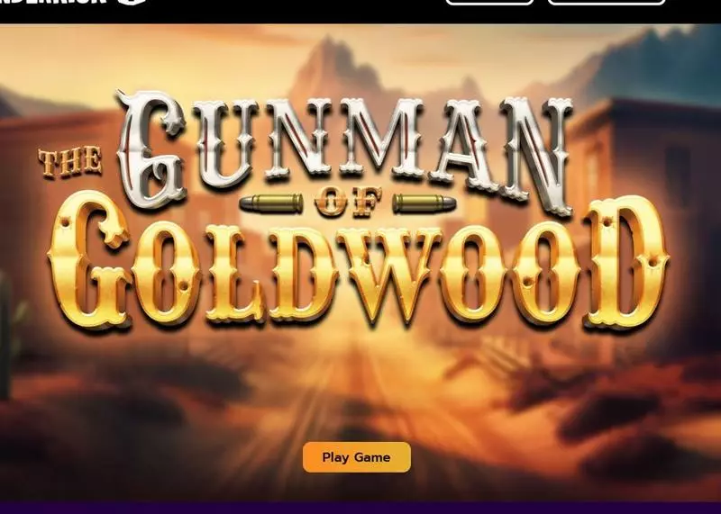 Introduction Screen - The Gunman of Goldwood Thunderkick Slots Game