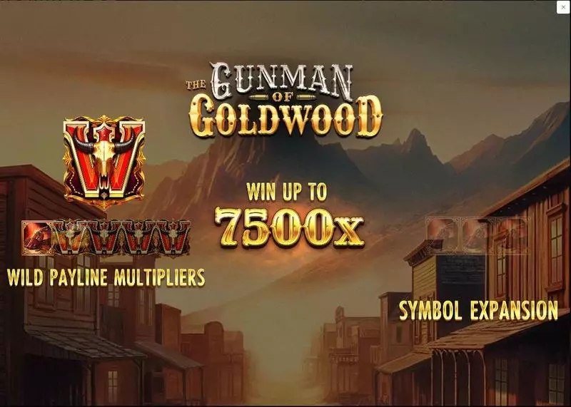 Info and Rules - The Gunman of Goldwood Thunderkick Slots Game