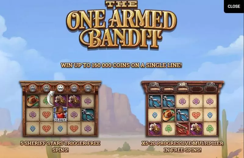 Info and Rules - The One Armed Bandit Yggdrasil Slots Game