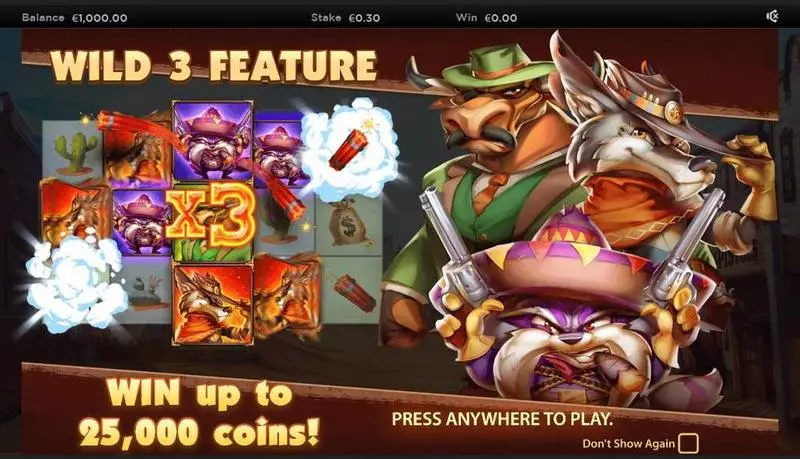 Info and Rules - The Wild 3  NextGen Gaming Slots Game