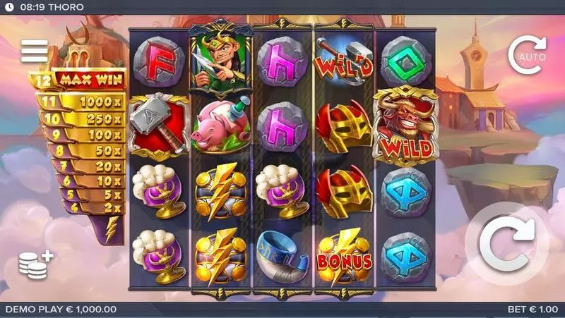 Main Screen Reels - Thoro Elk Studios Slots Game