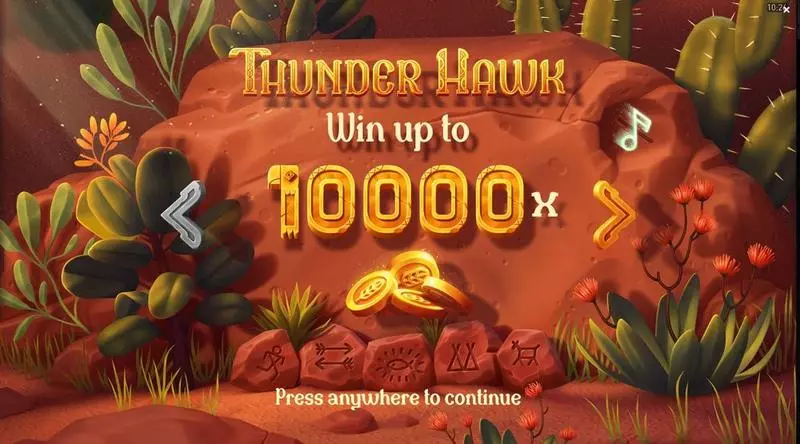 Introduction Screen - Thunderhawk Peter&Sons Slots Game