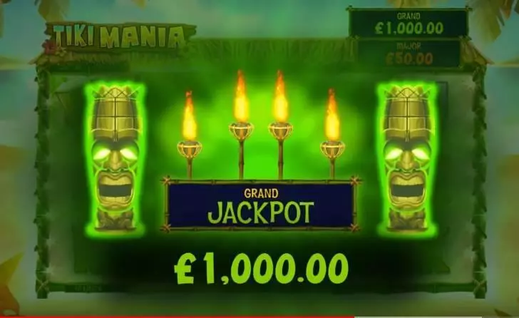 Winning Screenshot - Tiki Mania Microgaming Slots Game