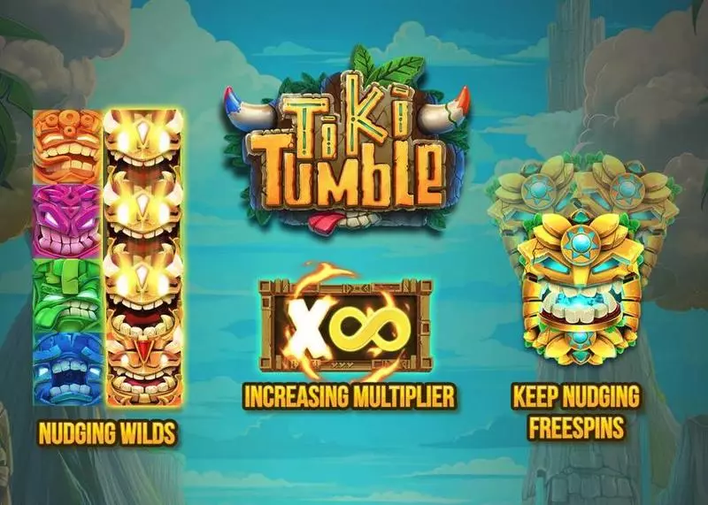 Info and Rules - Tiki Tumble Push Gaming Slots Game