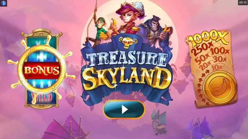 Info and Rules - Treasure Skyland Microgaming Slots Game