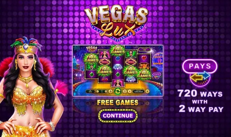 Info and Rules - Vegas Lux RTG Slots Game