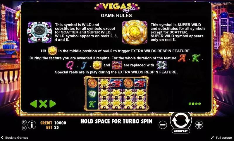 Bonus 1 - Vegas Nights Pragmatic Play Slots Game