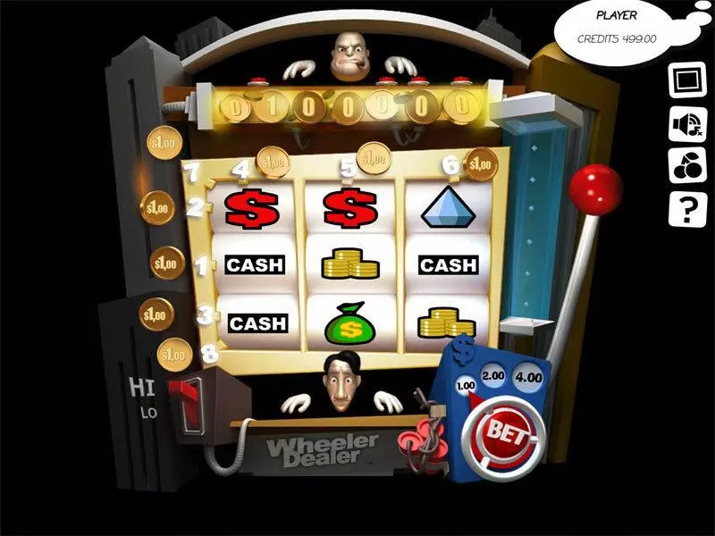 Main Screen Reels - Wheeler Dealer Slotland Software Slots Game