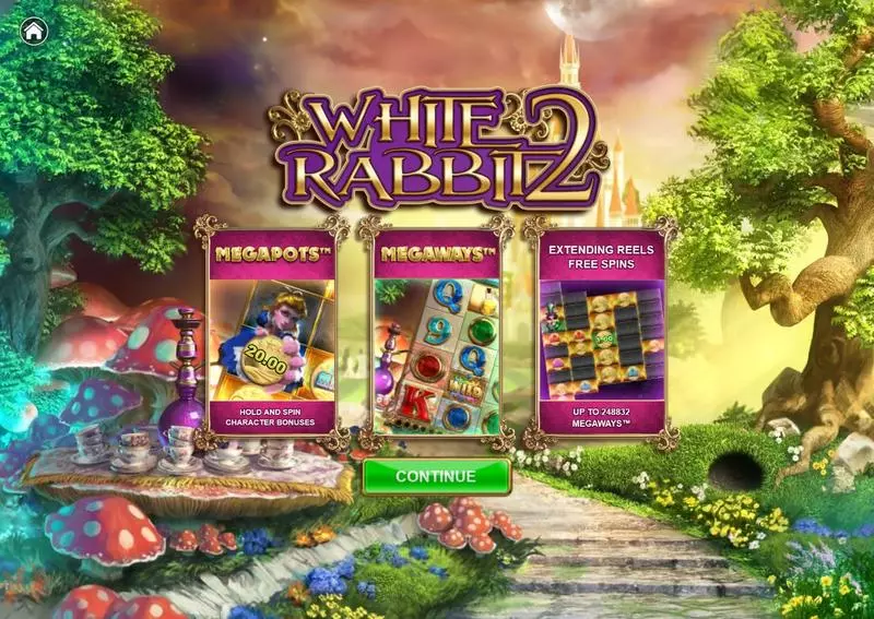 Info and Rules - White Rabbit 2 Big Time Gaming Slots Game
